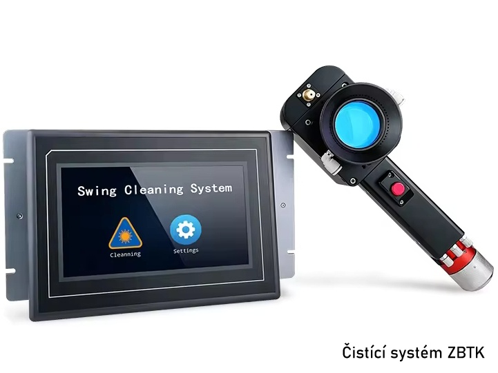 Čistiaci pulzný laser 300W, pulzná energia 5mJ - 9