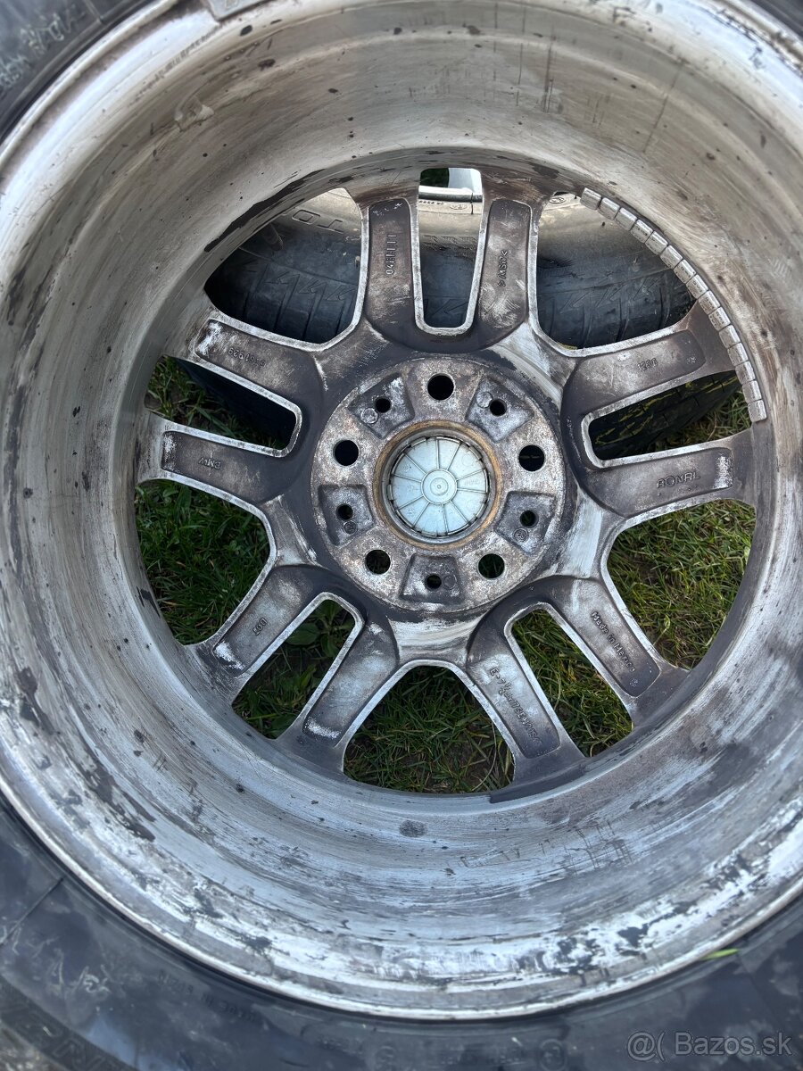 17" ALU disky original BMW 5x120 + letné 235/65 r17 - 9