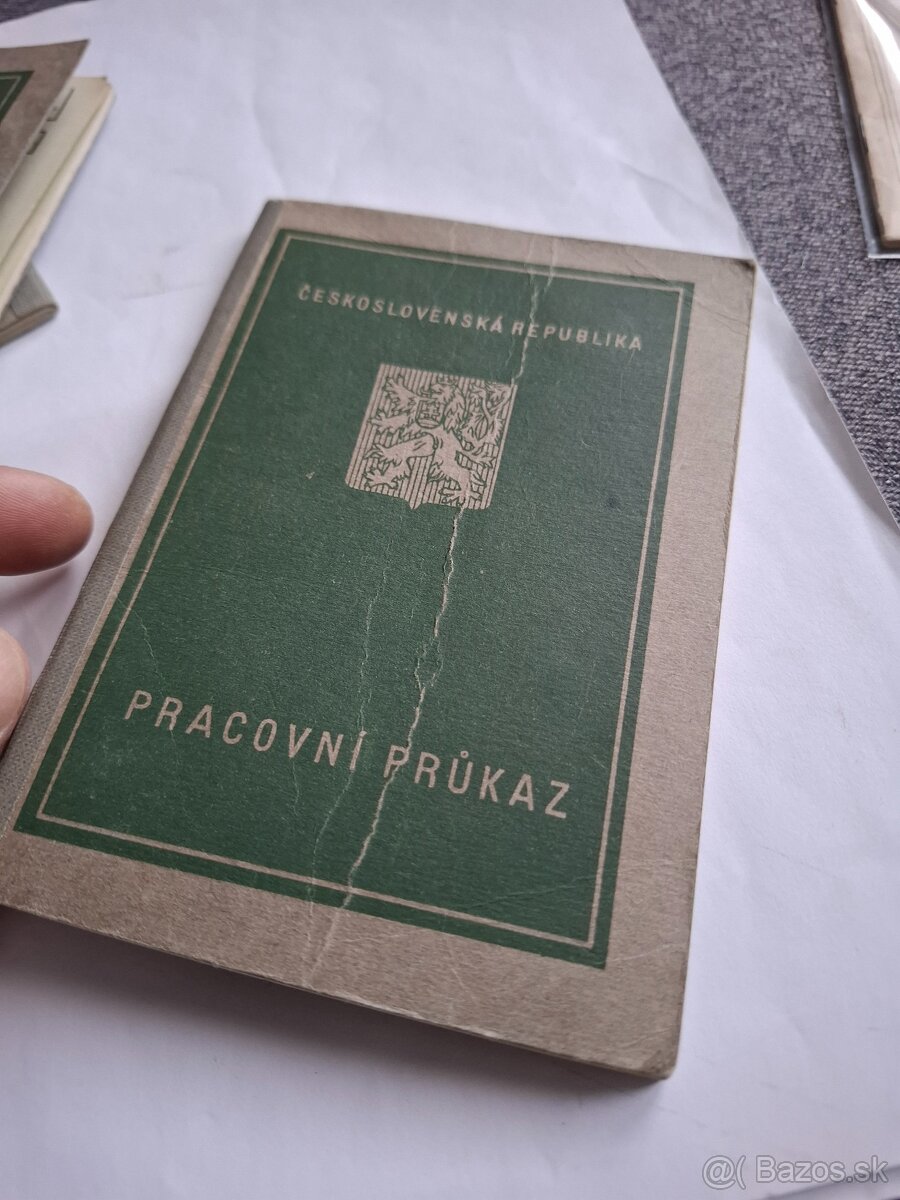 Staré pracovné preukazy - 9