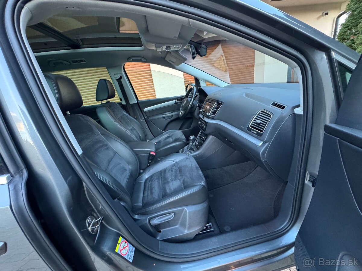 Vw Sharan 2.0TDI 130kw DSG 7miestne+Panorama+Led - 9