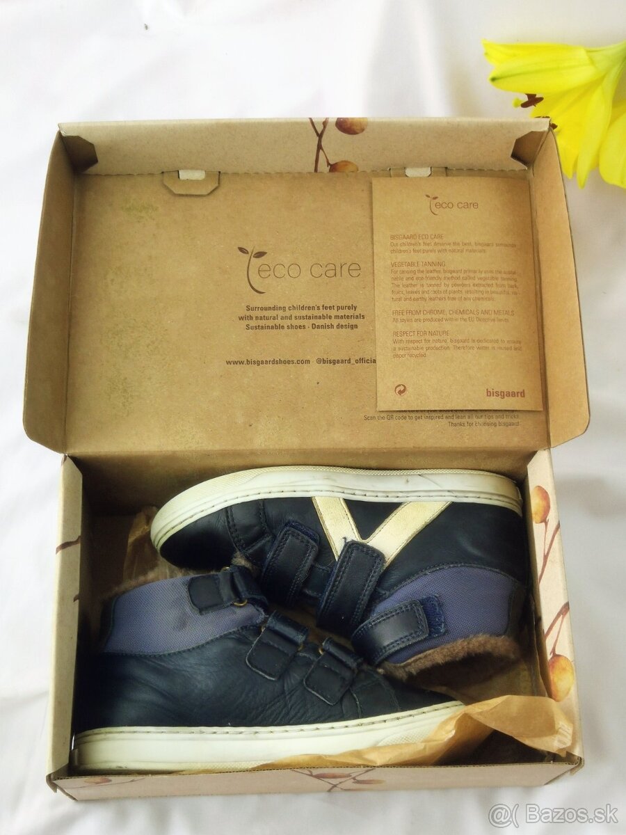 Bisgaard - zimné tenisky s pravou kožušinou veľkosť 32 - 9