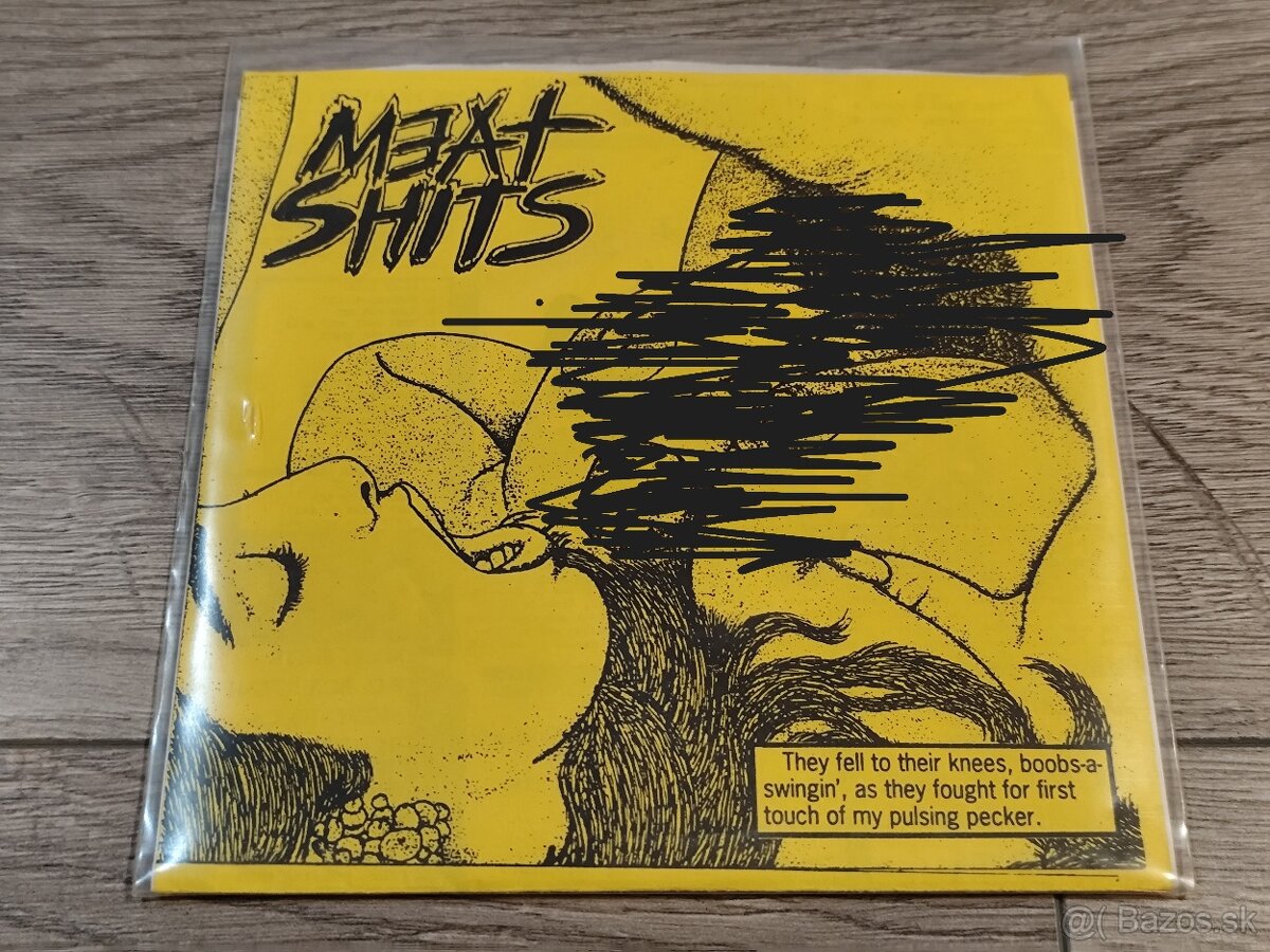 A.C. / MEAT SHITS - 1991 / 1996 split 7"EP -REPRESS- - 9