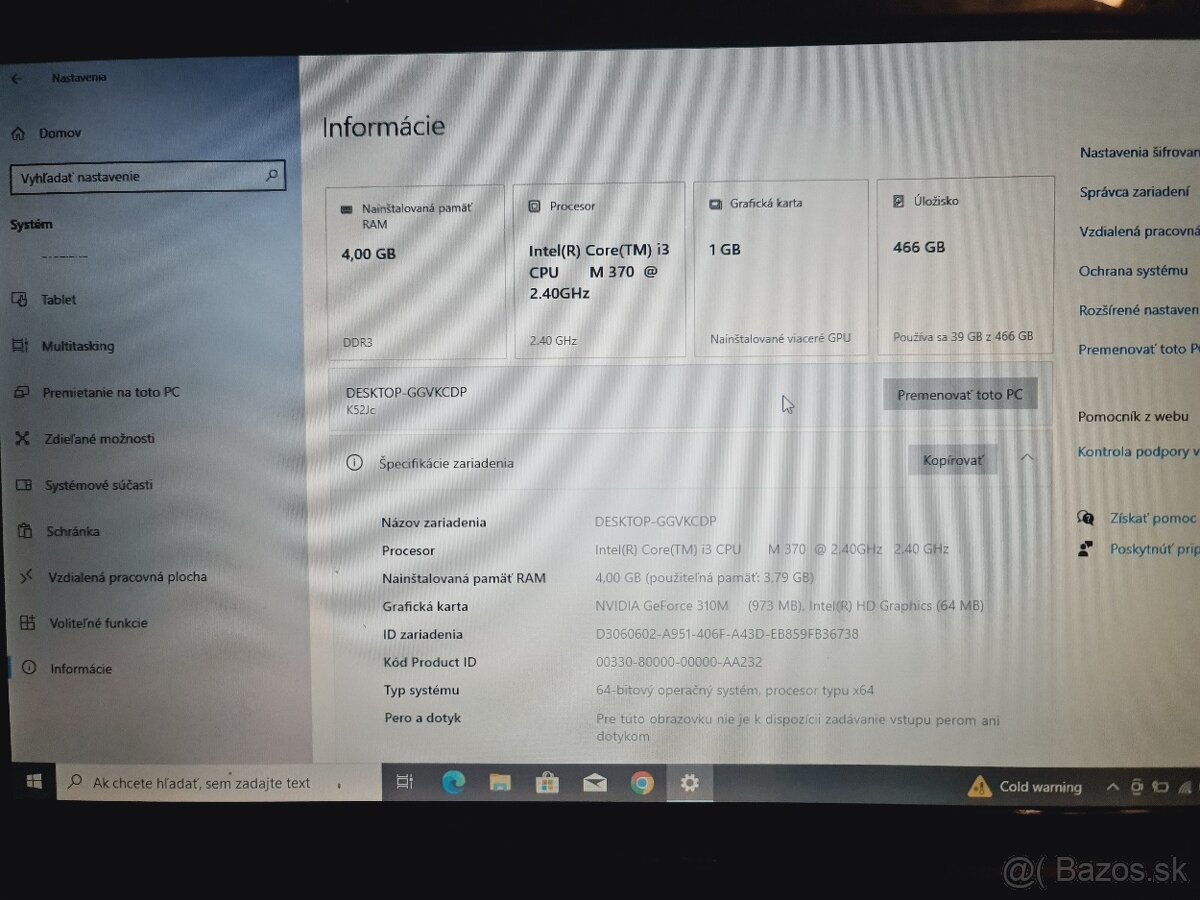 Asus A52J a Asus X52J - 9