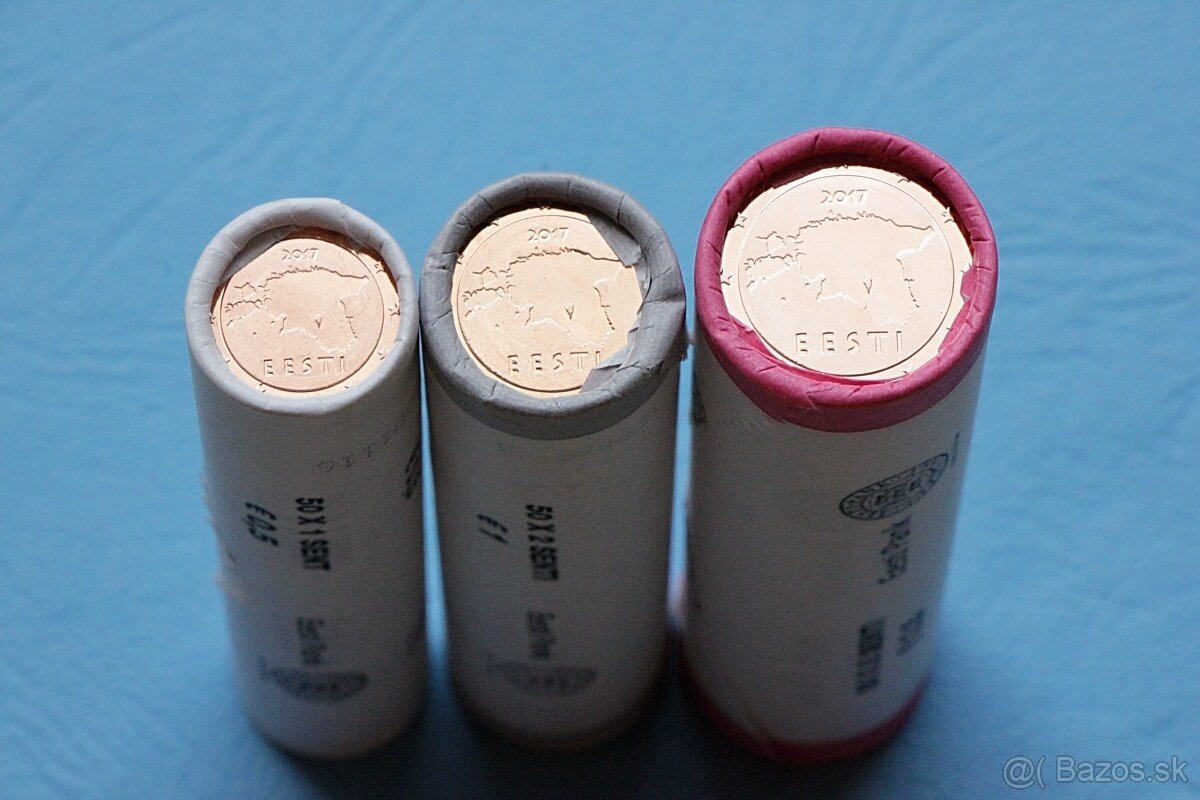 euromince centy 1+2+5cent - 9