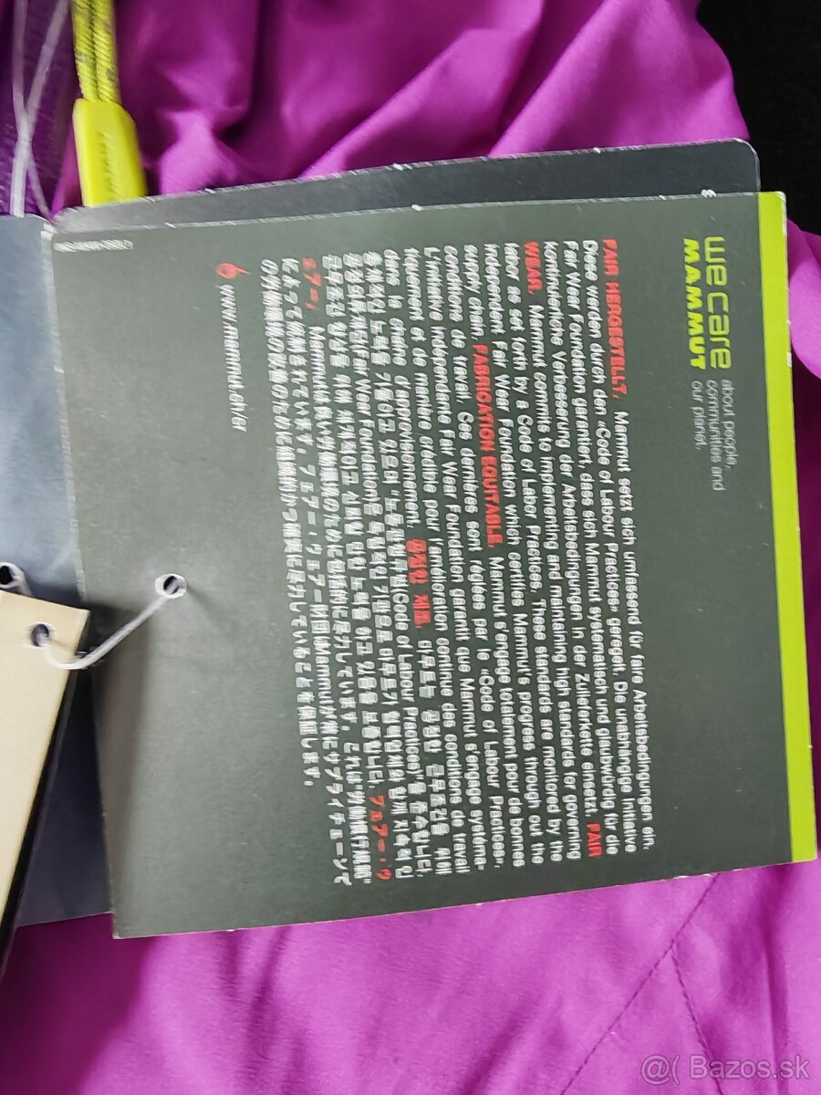 Predám dámsku bundu Mamut Gore TeX nová - 9