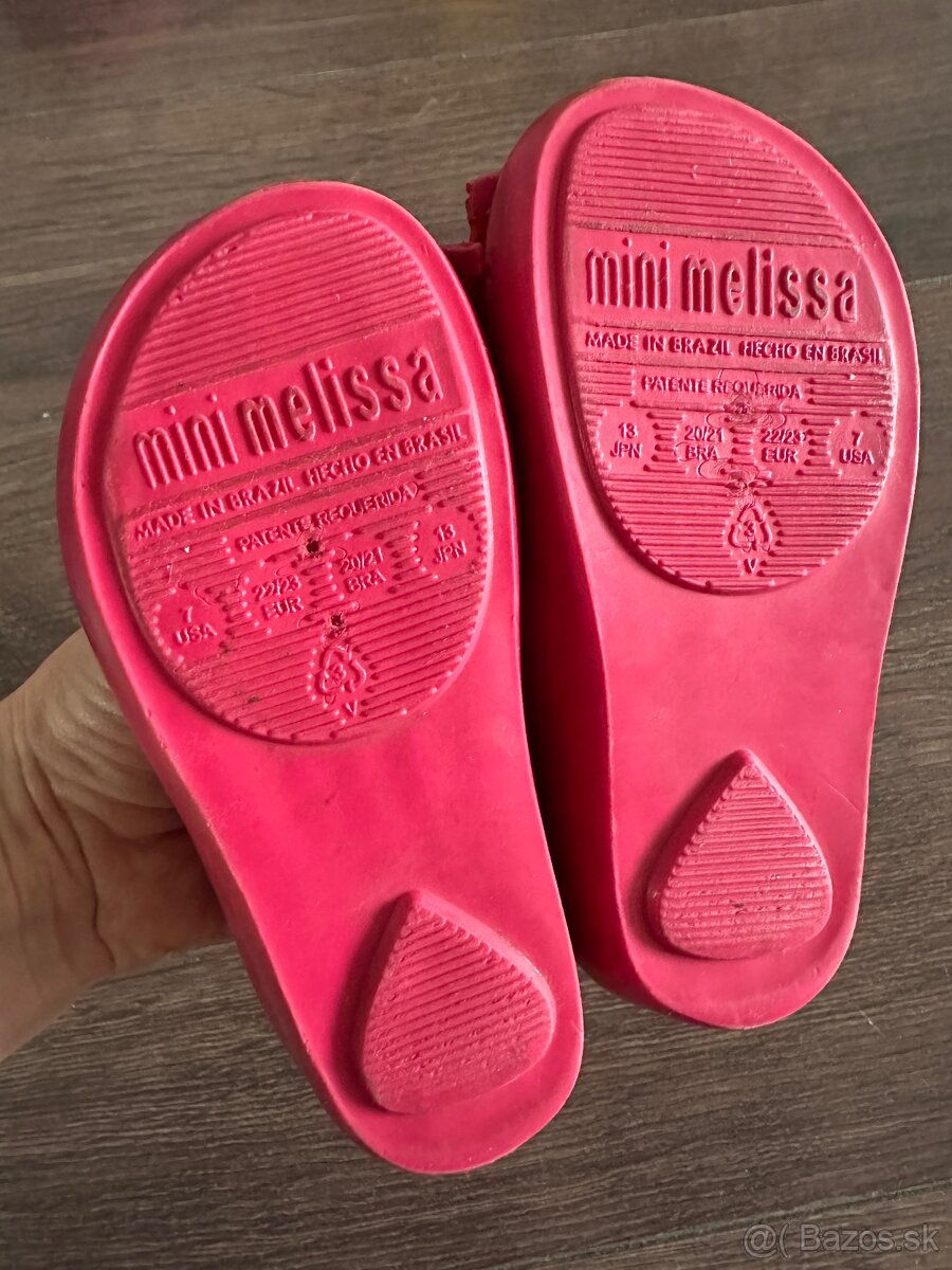 Gumenné topánočky Crocs a Melissa - 9