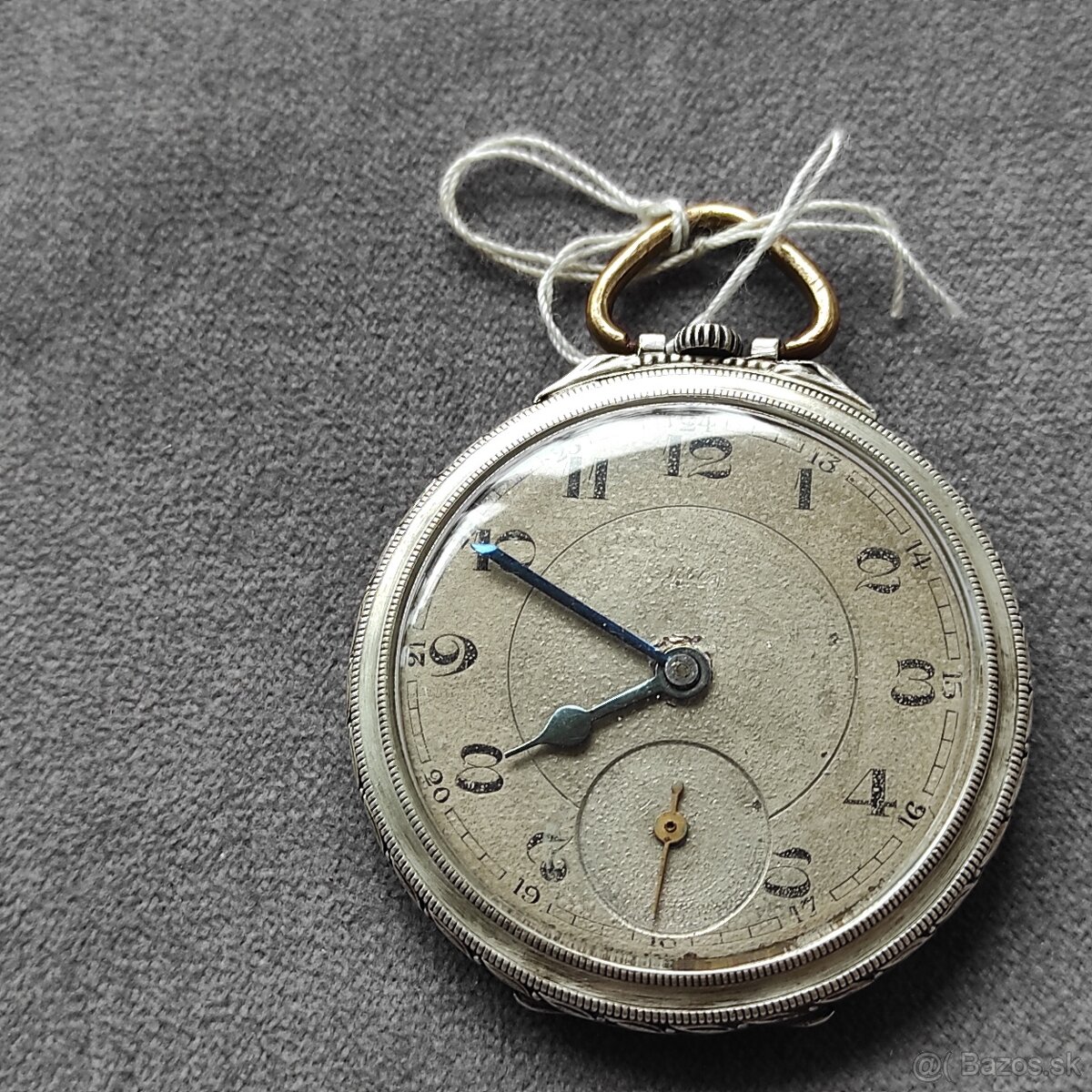 Vreckove hodínky striebro 900 - 9