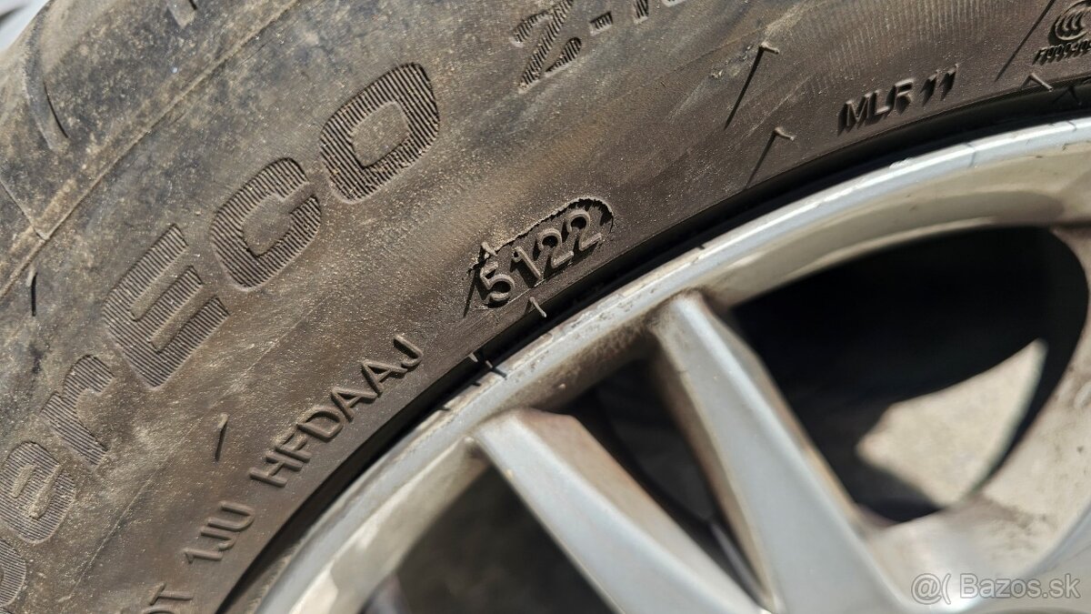 Elektróny 5x100 a letné pneu 195/55 R15 - 9