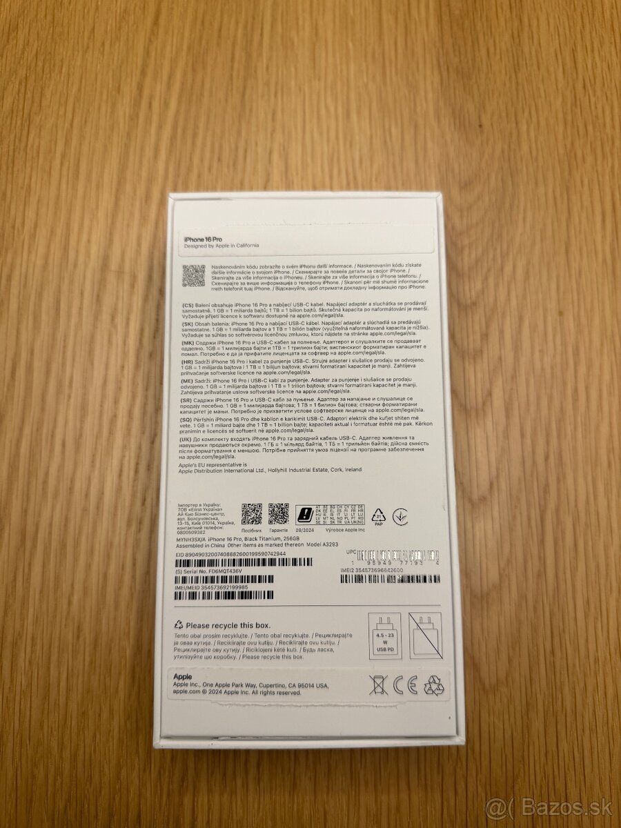 iPhone 16 Pro 256GB čierny titán - záruka do 17.10.2026 - 9