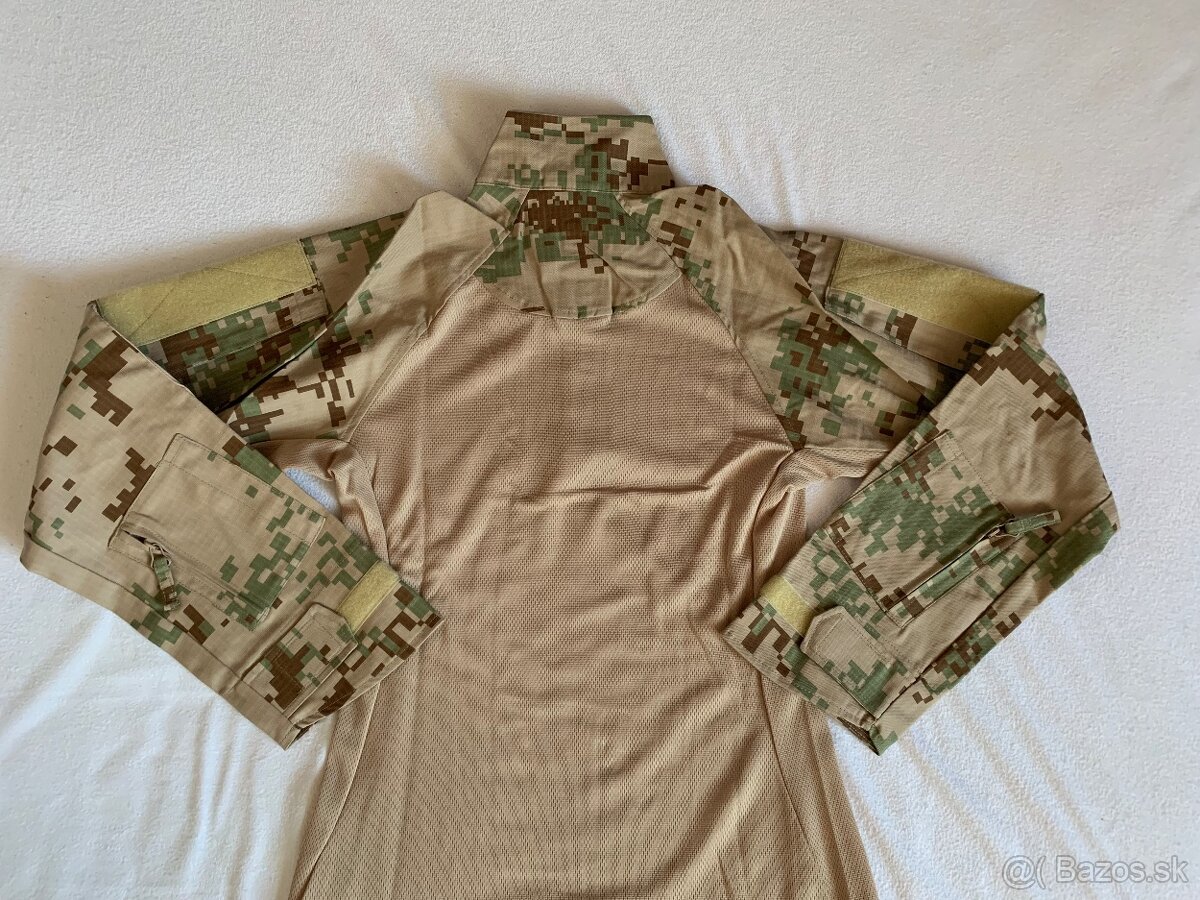Taktické tričko combat púštne vzor digital - 9