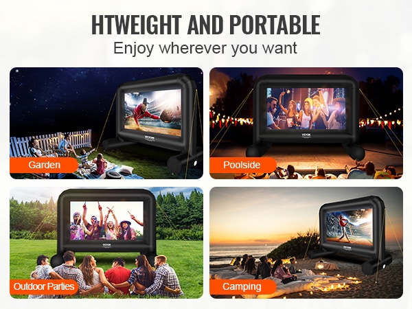 VEVOR 426cm nafukovacie plátno - 9