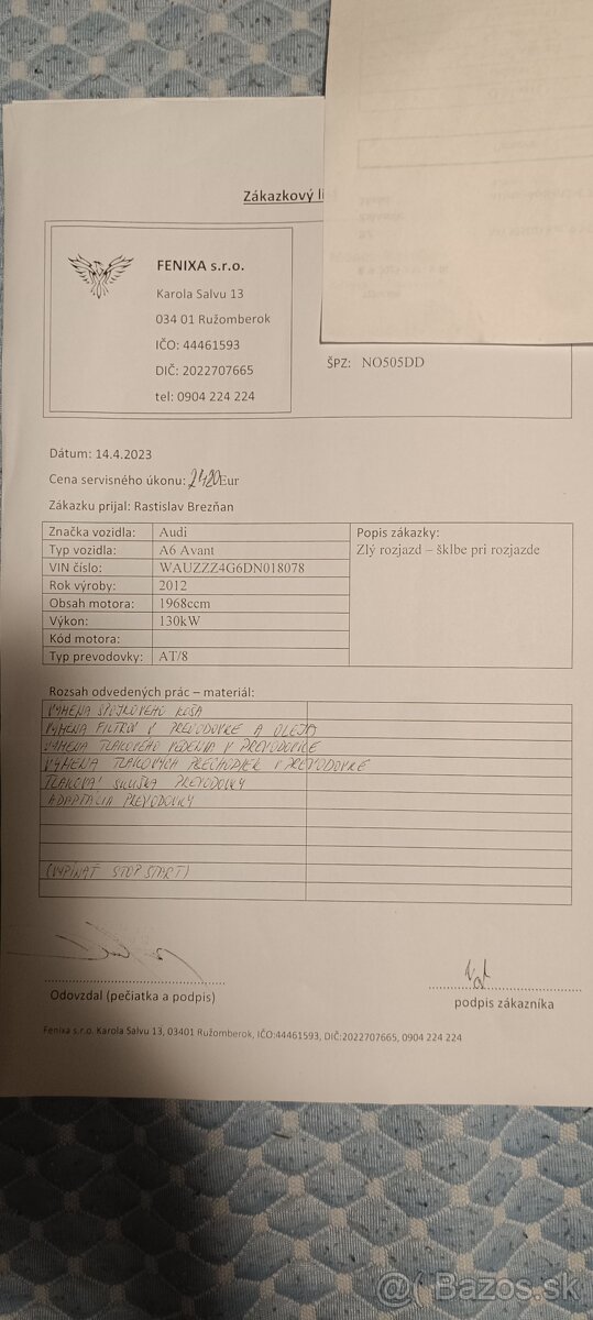 Audi A6 C7 Avant 2.0 TDI 130 kWrok.2012 - 9