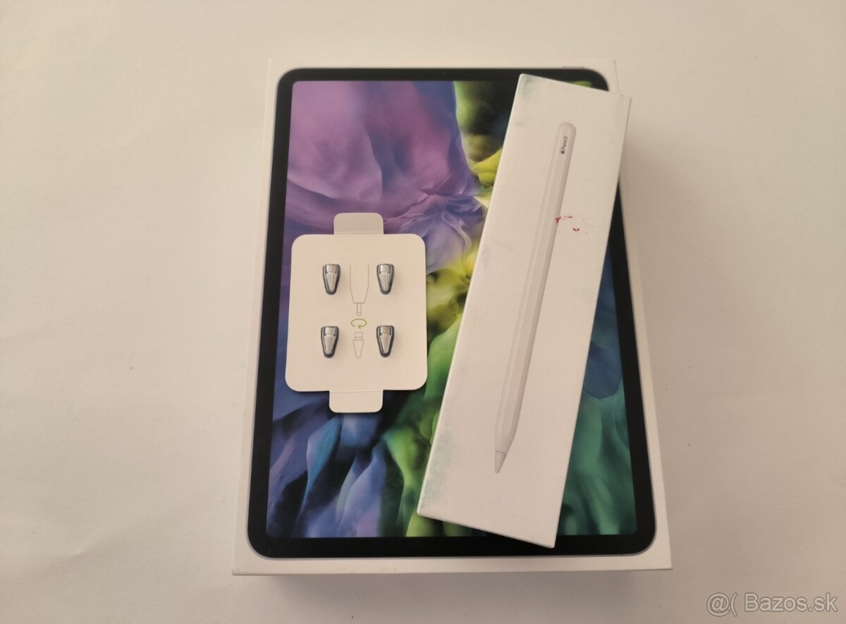 apple ipad PRO 11 128gb Silver / 2.Generácia +pencil - 9