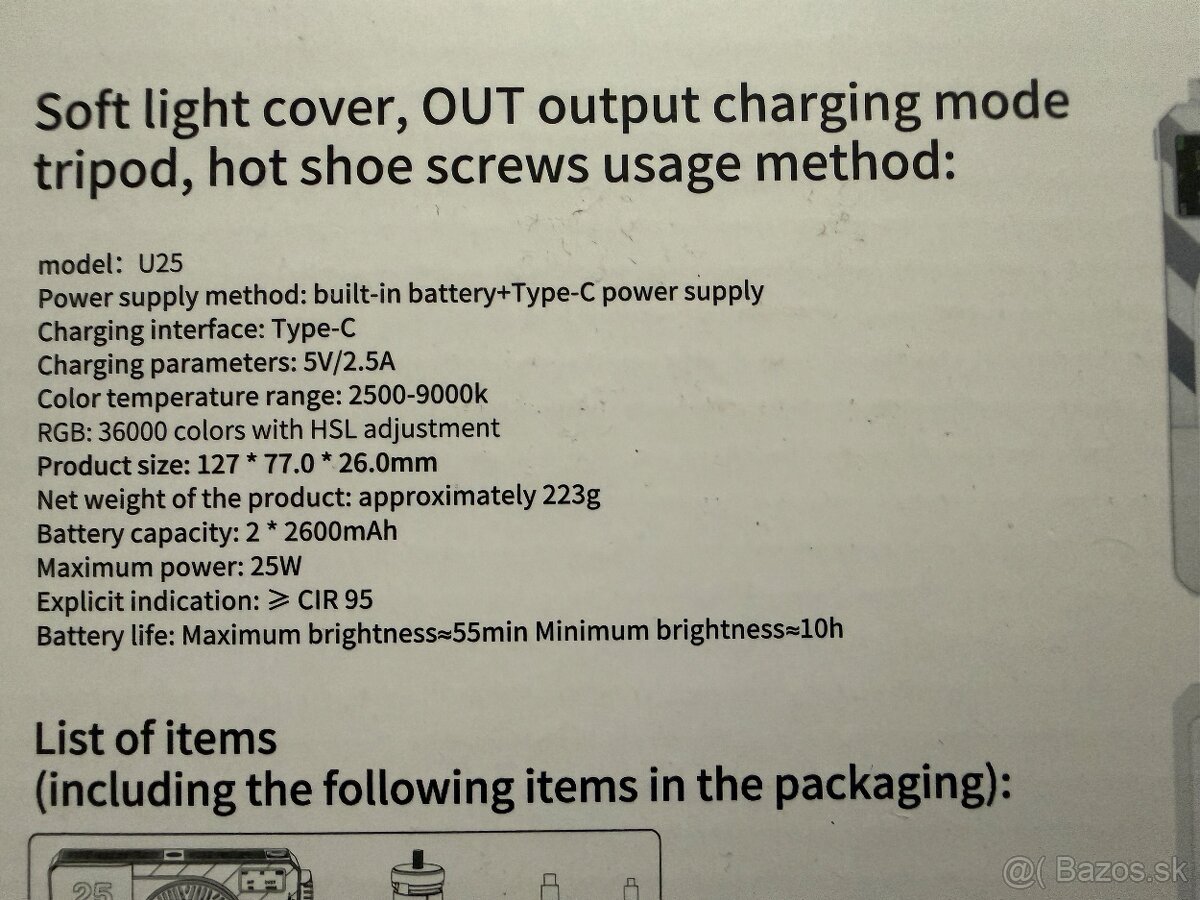 LED svetlo 25W RGB - 9