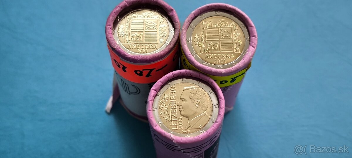 euromince centy 1+2+5cent 2.časť - 9