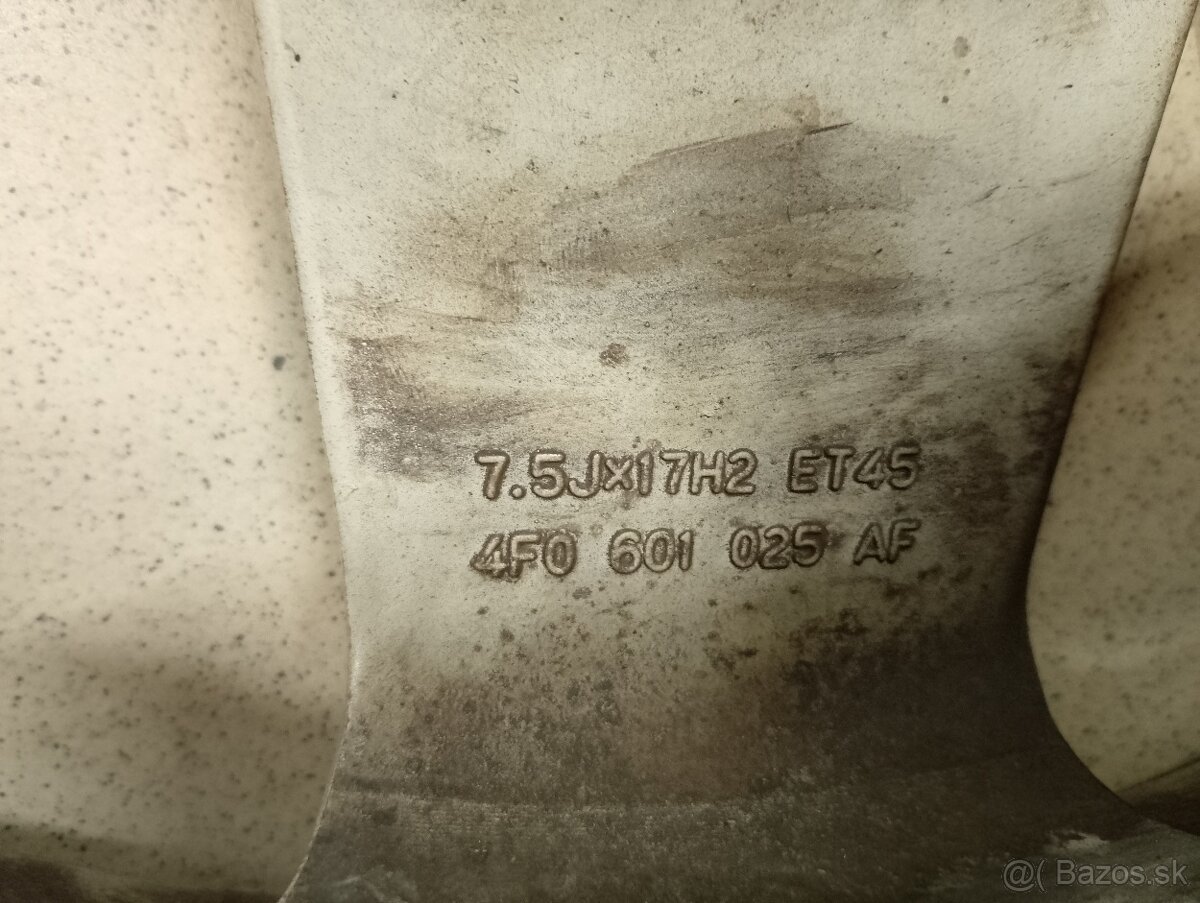 Alu disky/pneumatiky R17 Volkswagen Audi Seat Škoda - 9