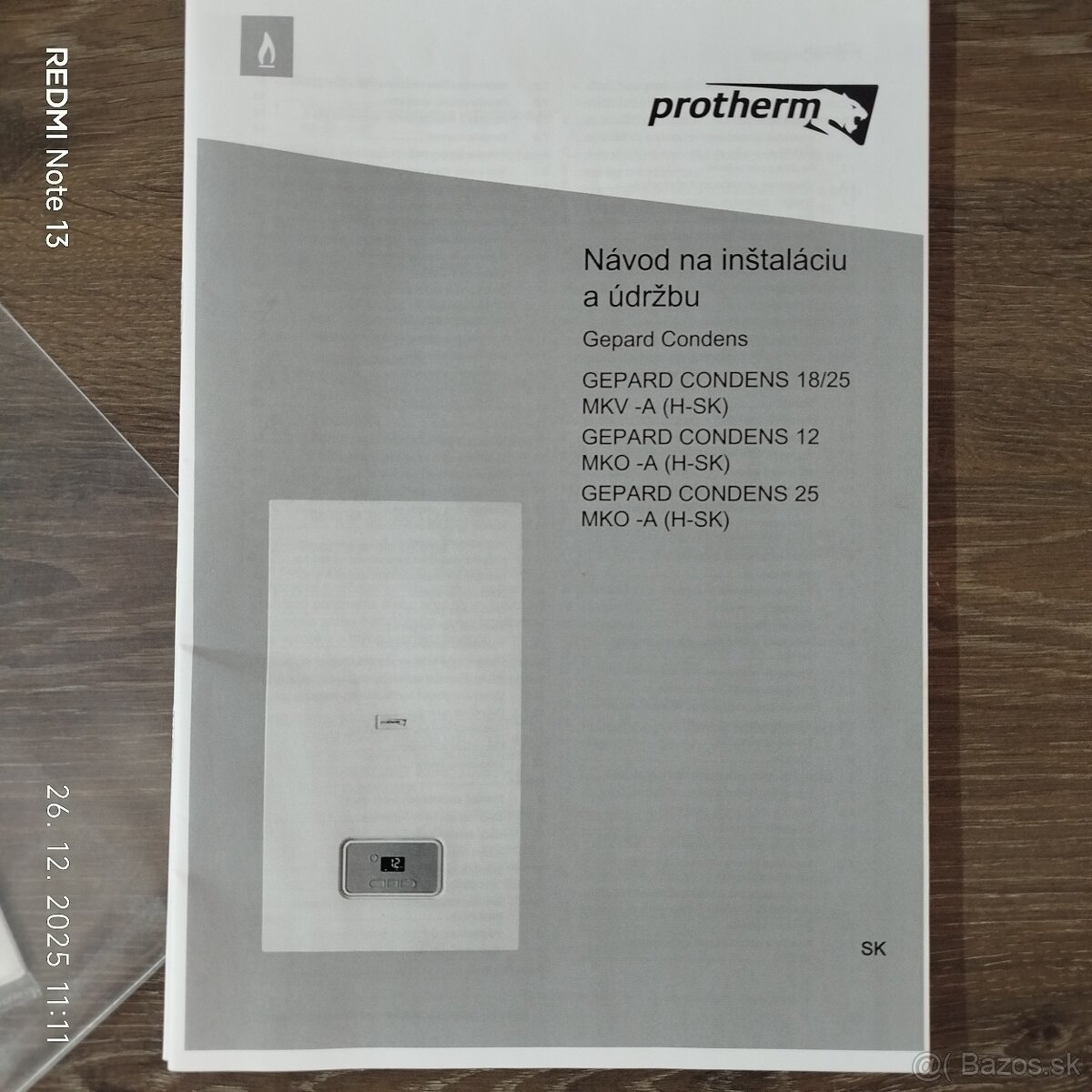 Plynový kondenzačny kotol Protherm - 9