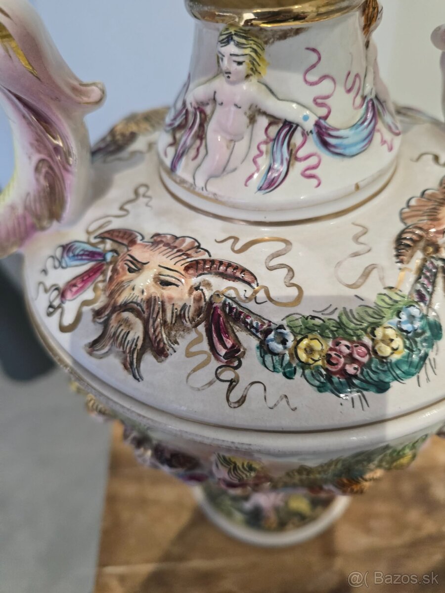 Porcelánová váza Capodimonte - 9