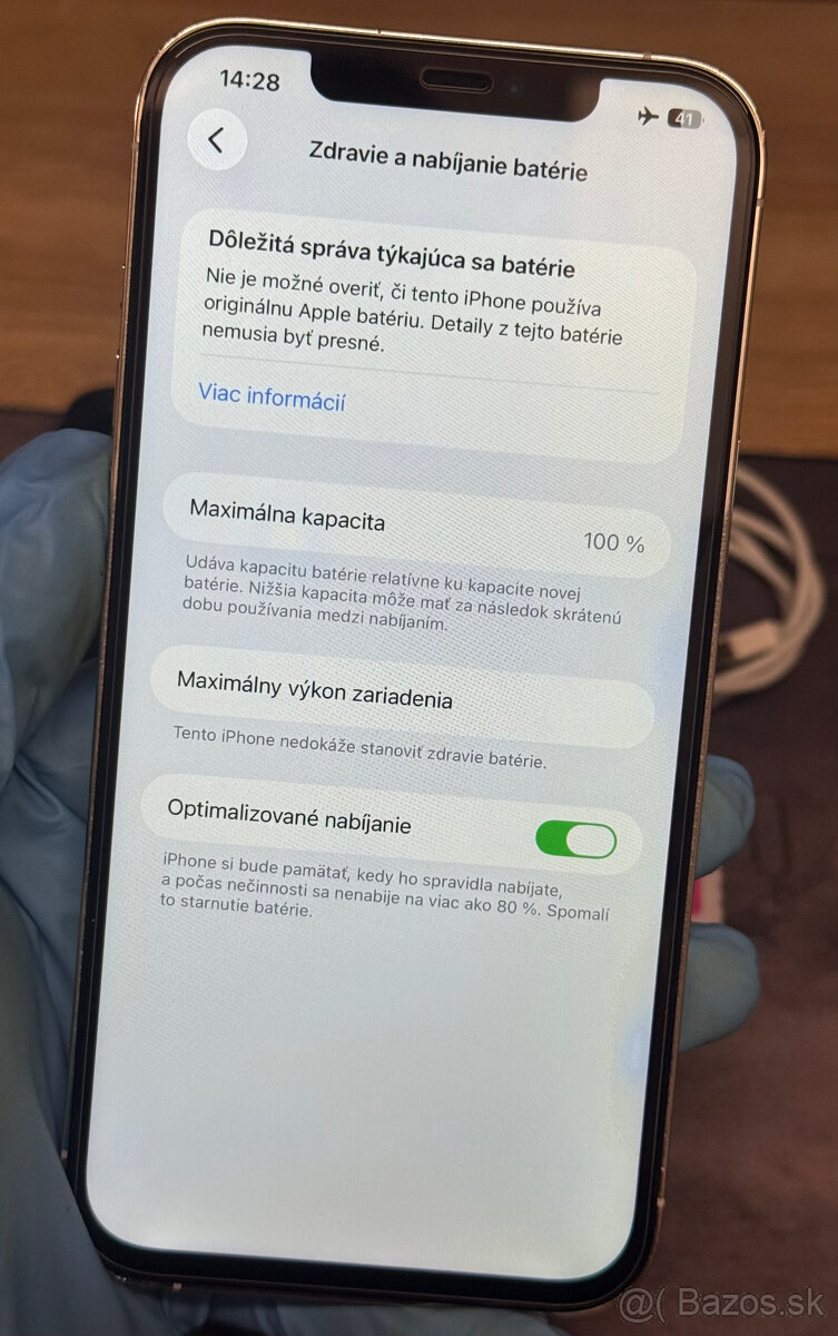 Apple iPhone 12 Pro Max 128 GB Silver / nová batéria - 9