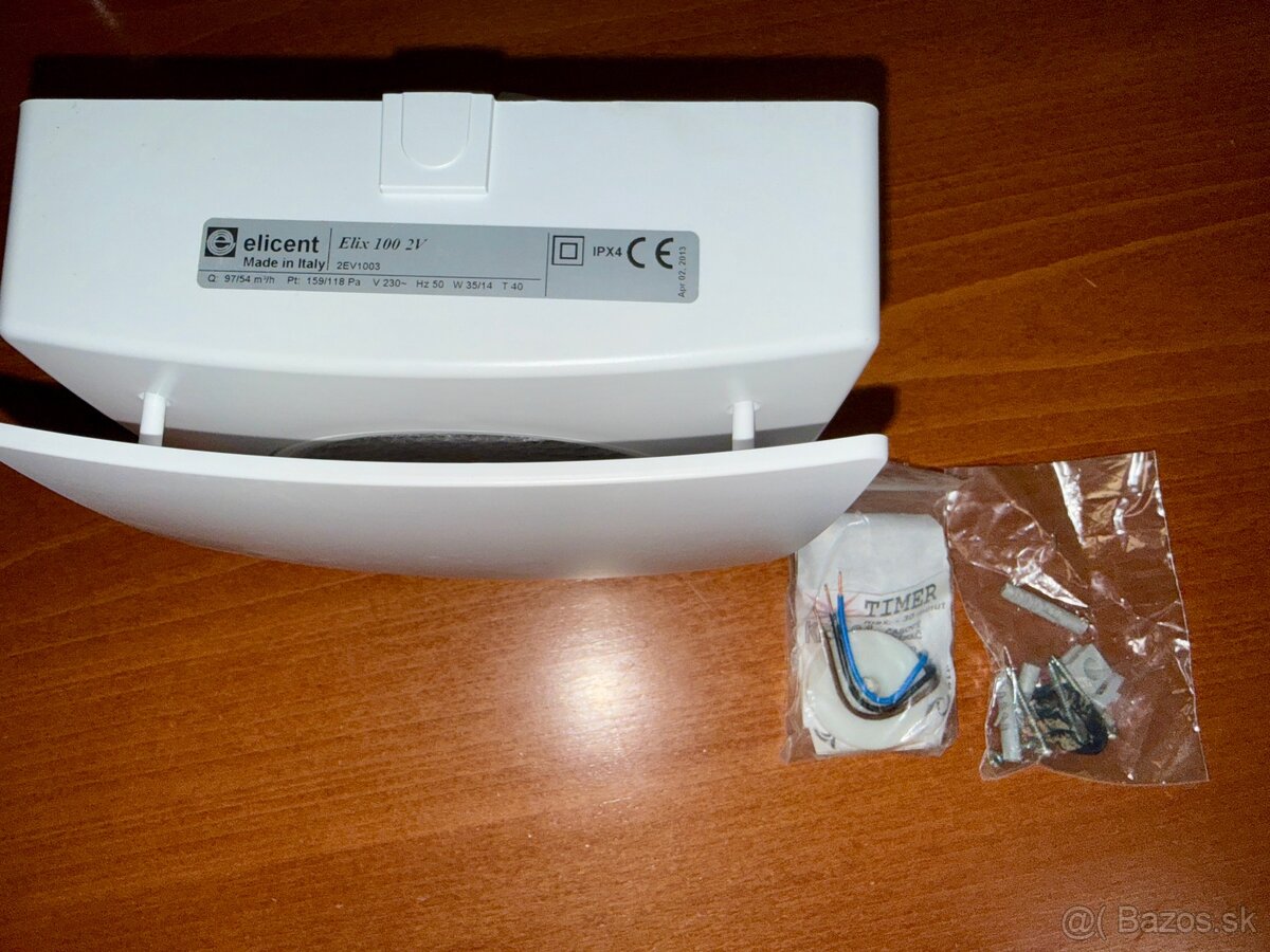 Nástenný ventilátor dvojrýchlostný - časový dobeh - 9