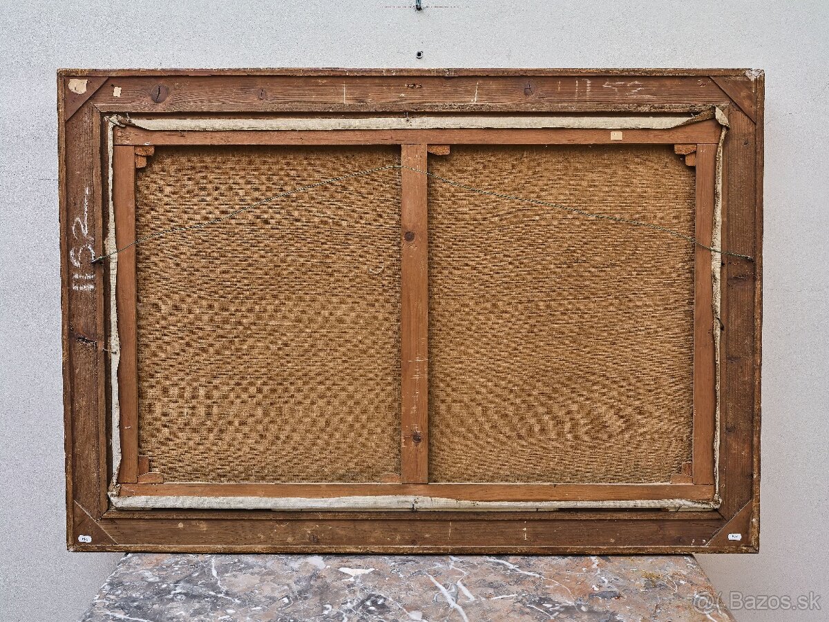 Zimná krajina s chalúpkou - 9