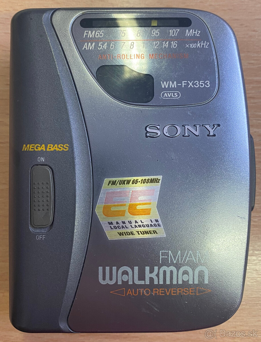 Walkman SONY a AIWA - 9