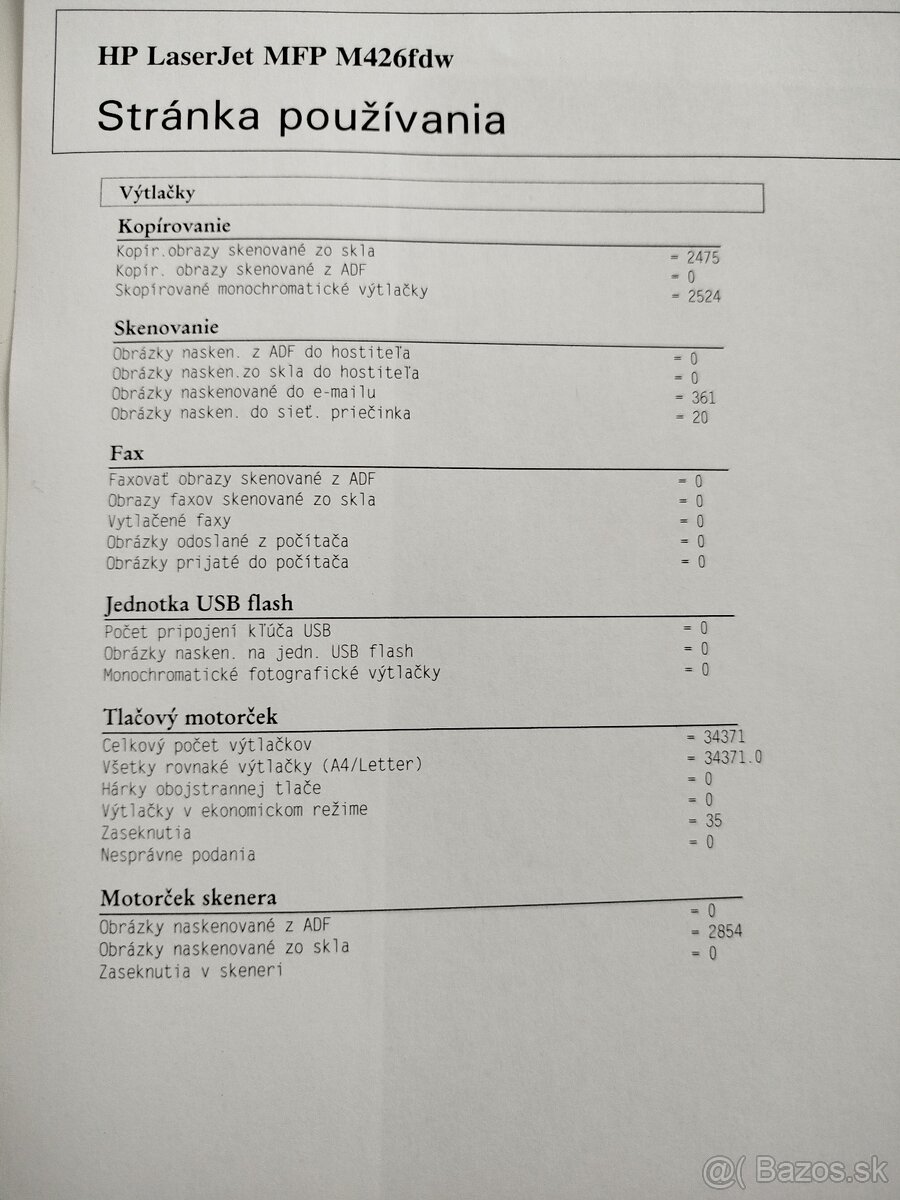 Multifunkčné zariadenie HP (tlačiareň, kopírka, scanner) - 9