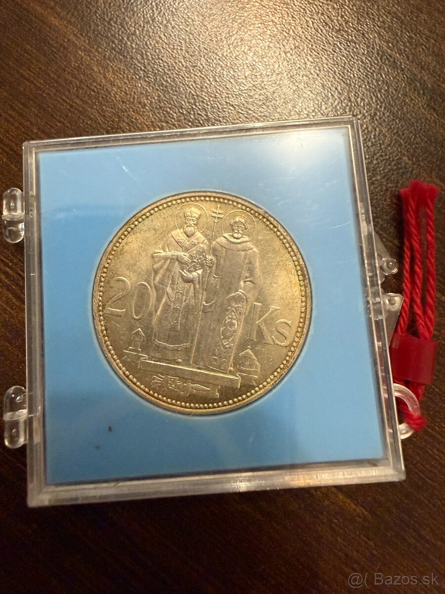 strieborne mince prof - 9