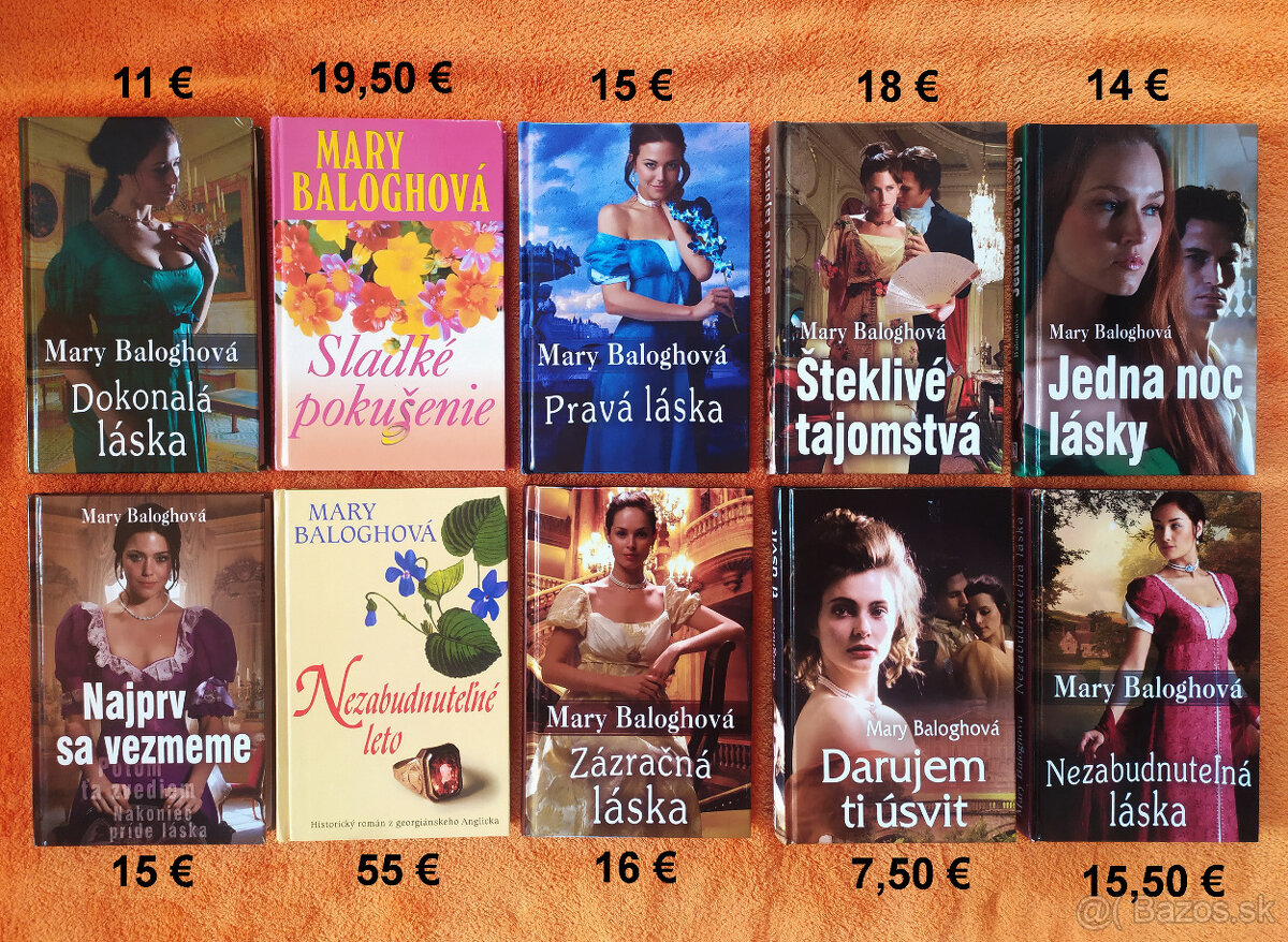 Romány, beletria, romantické, historické, detské knihy - 9