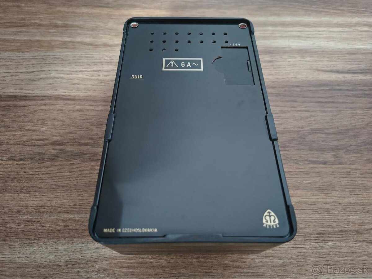 legendárny analógový multimeter Metra Blansko DU10 AVOmet - 9