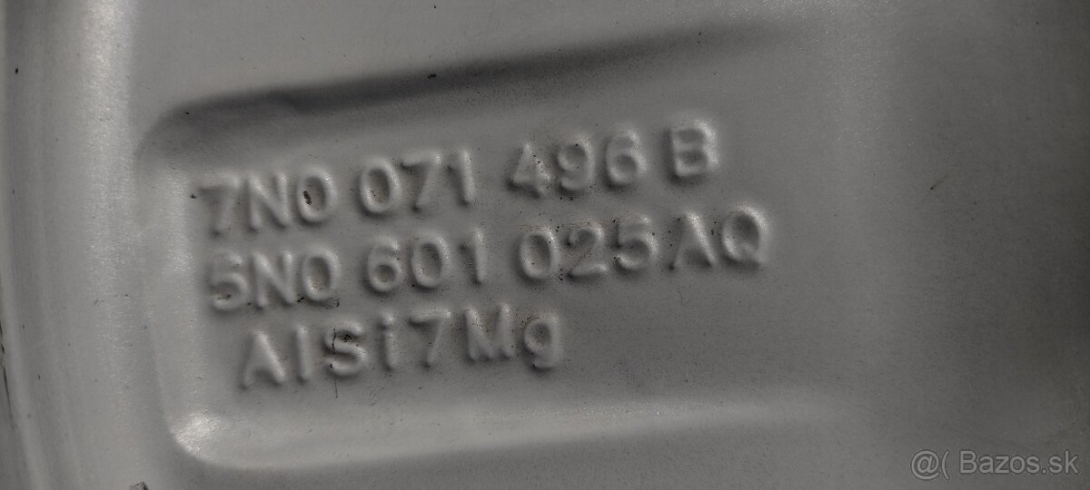 Originál disky VW Tiguan 6,5x16H2 5x112 ET33 - 9