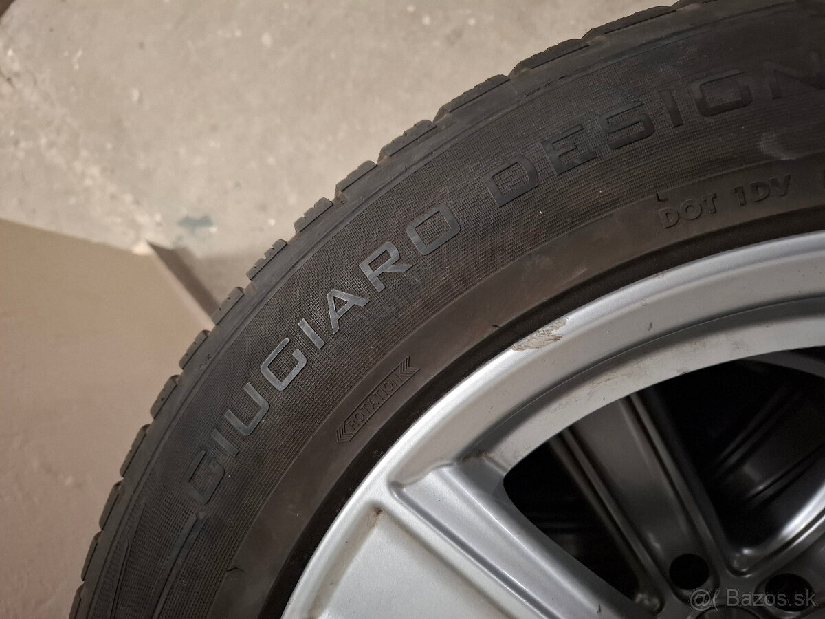 Predám ALU disky Dezent R19, 5x112 ET 46 + zimné pneu - 9