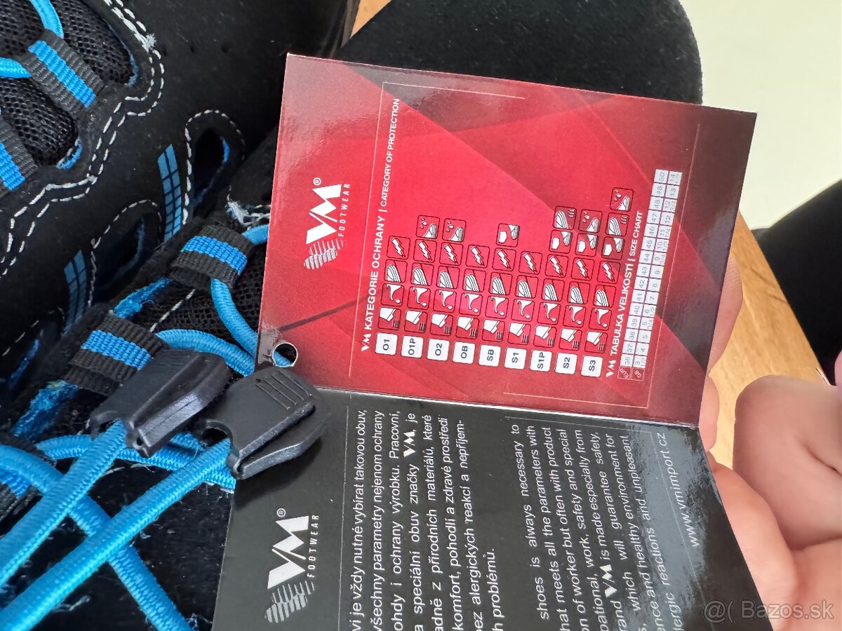 Pracovná obuv 43 so spevnenou špičkou - 9