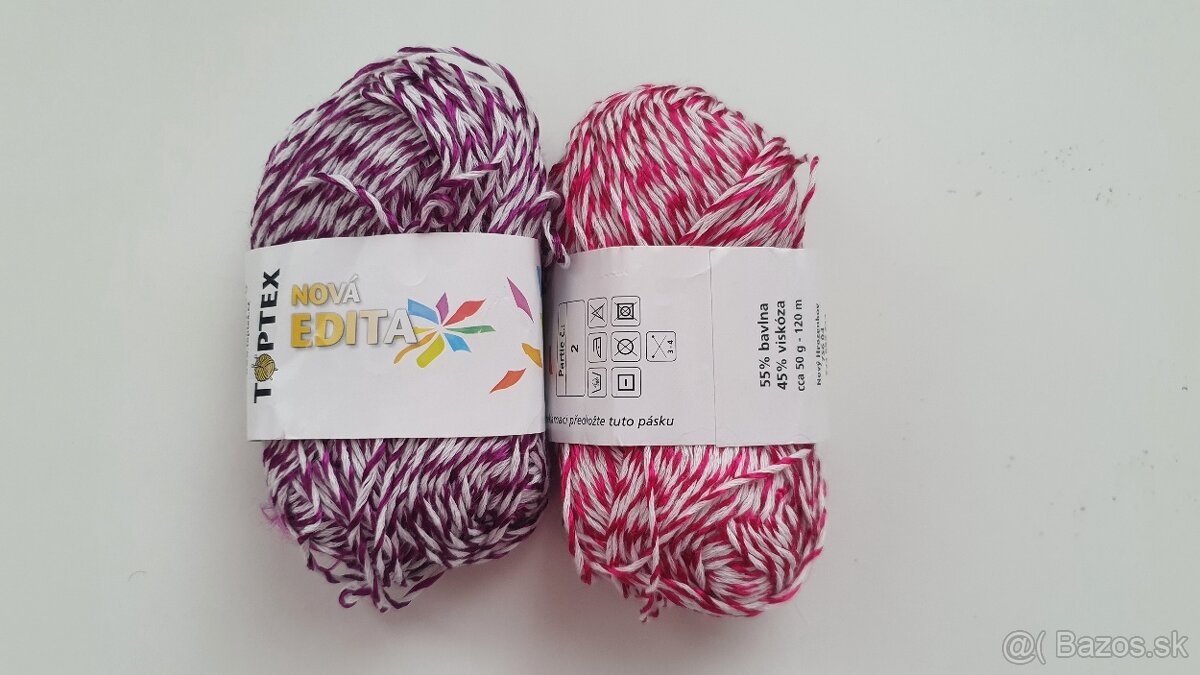 Vlna na pletenie, háčkovanie Toptex II. - 9