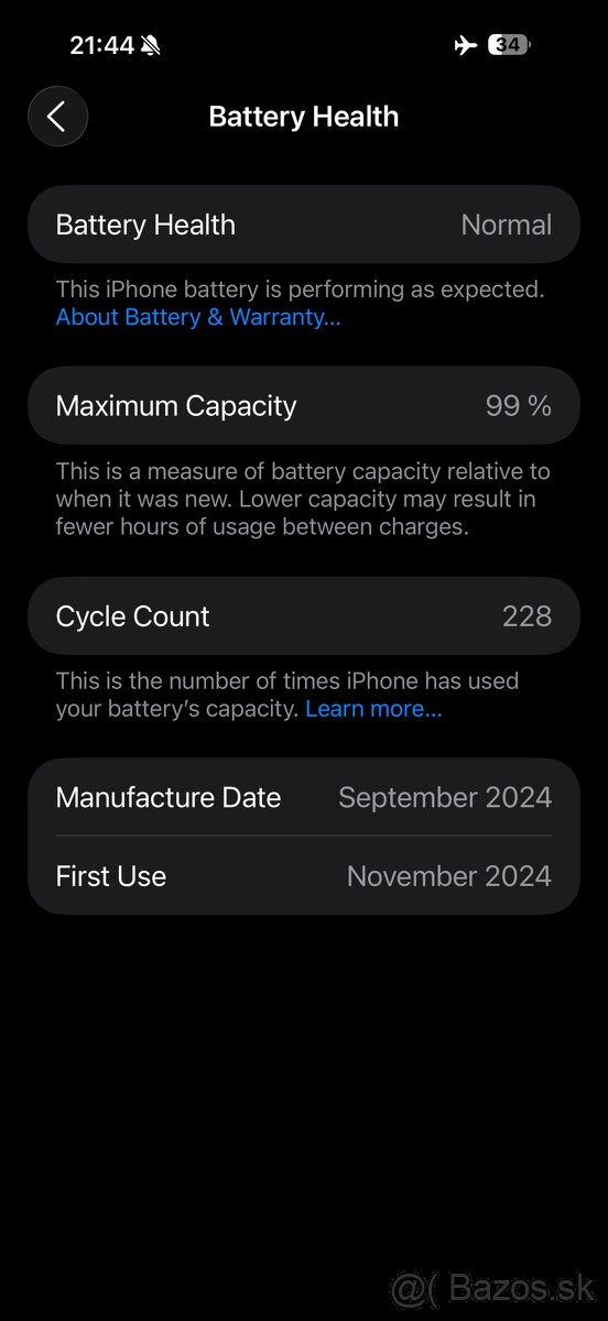 Predám iPhone 16 Pro Max 256GB White Titanium - 9