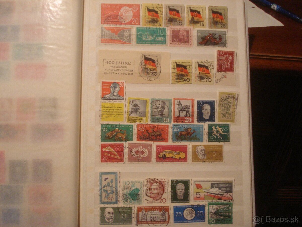 16 stranový album A4 + 600 rôznych známok NDR - 9