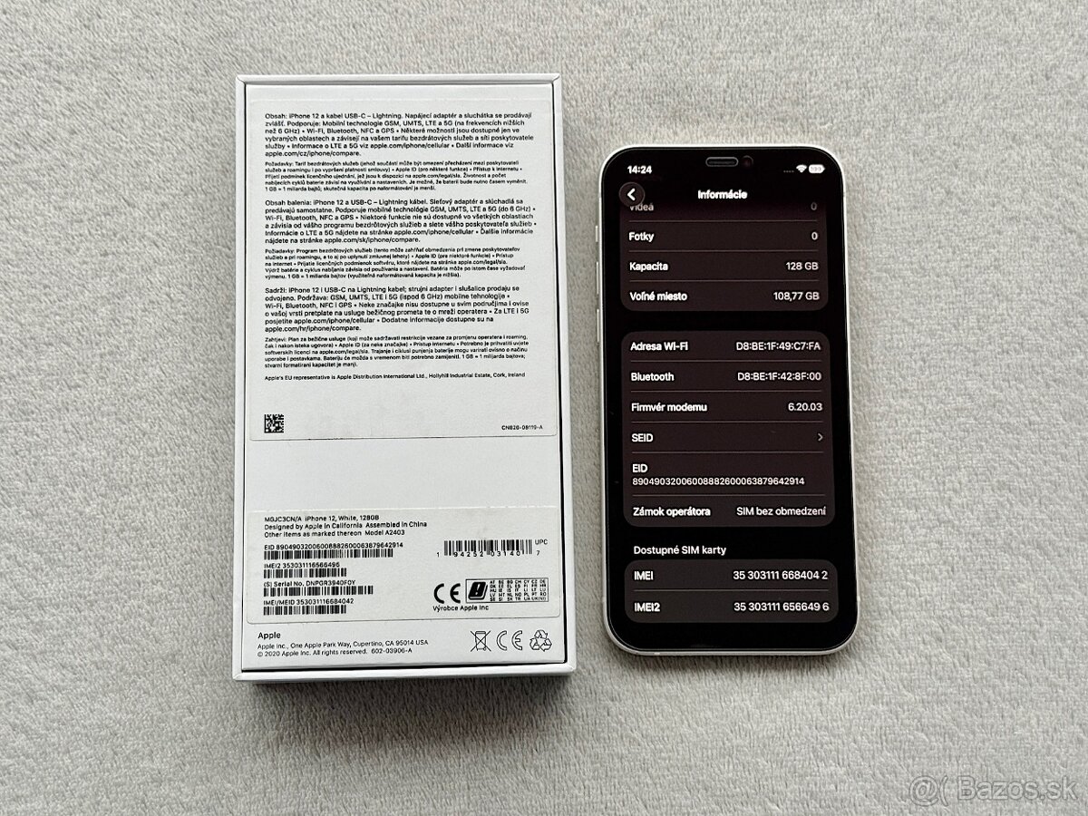iPhone 12 128GB Biely, NOVÁ BATERKA, TOP STAV - 9