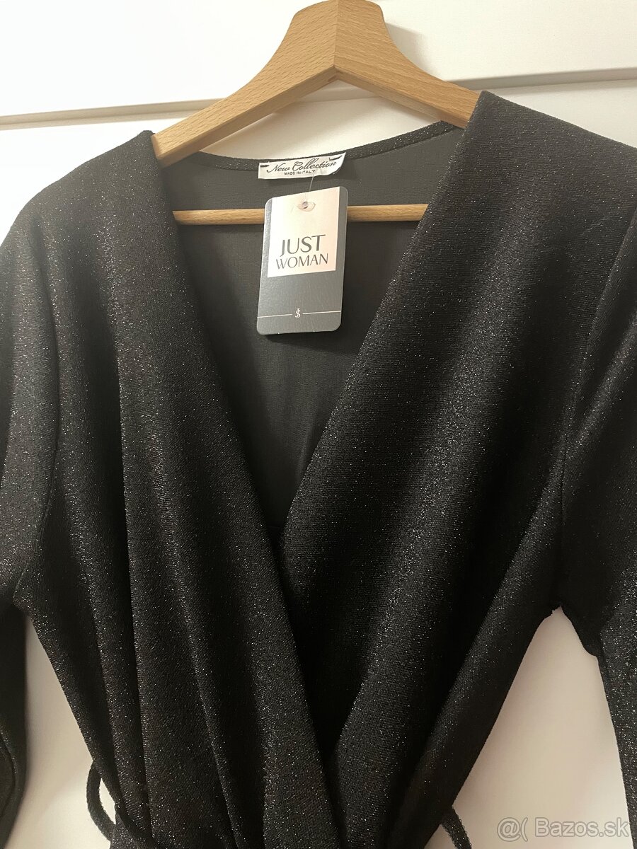 Čierne elegantné šaty - 9