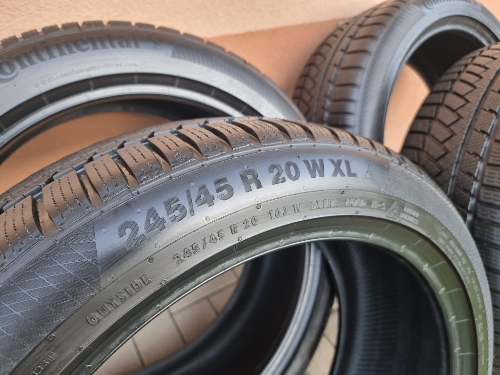 pneu 20″ 245/45R20 CONTINENTAL zimné 6-7mm DOT2022 - 9
