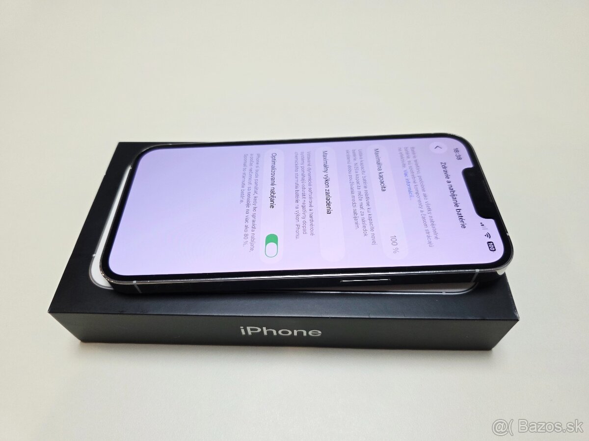 Apple iPhone 13 PRO 128GB SILVER,BATERKA 100% - 9