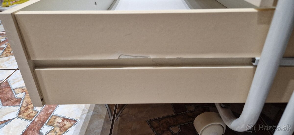 Retro prebaľovacia komoda,stolík s vaničkou - 9