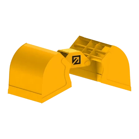 Hydraulický drapák na sypké hmoty pro jeřáby a bagry - 9