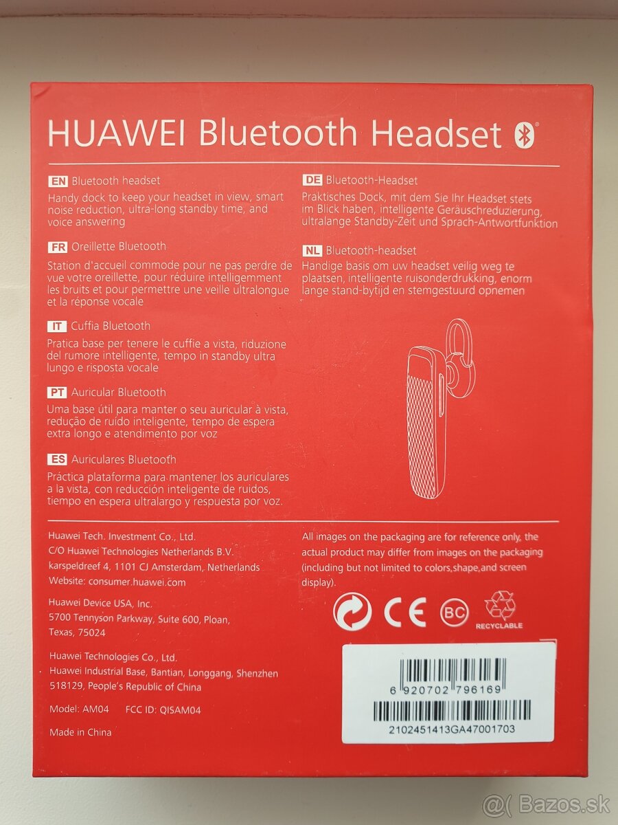 Predám Bluetooth Headset Huawei... - 9