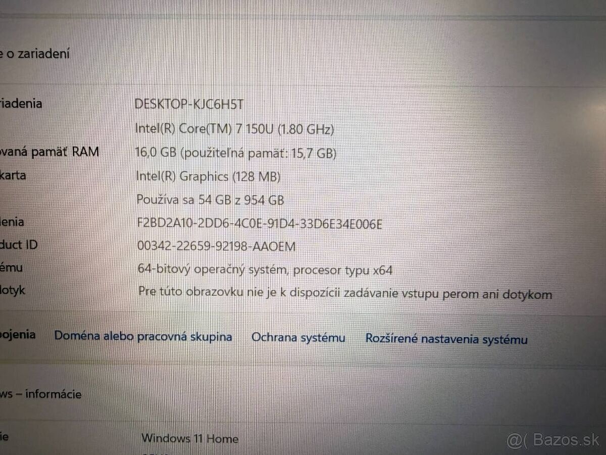 Notebook Dell 16 / Core 7 150U / 16GB RAM / 1TB SSD - 9