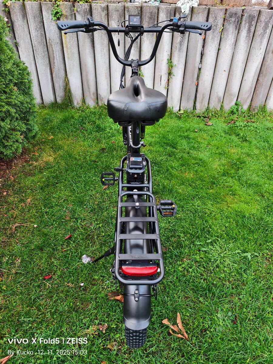 Mestský fat ebike Urlife 20x3.0“,500W,13Ah 624Wh,35km/h,80km - 9