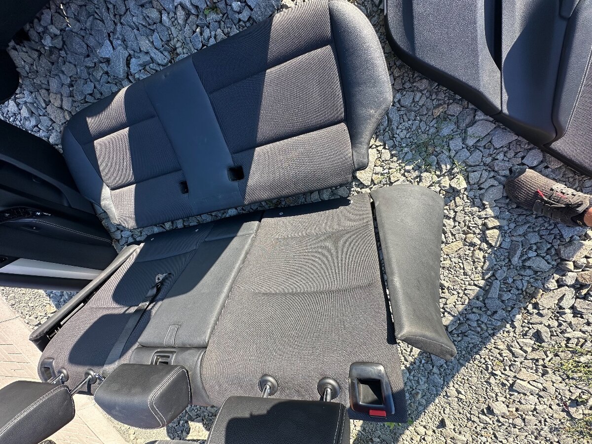 Sedačky bmw f25 x3 kompletne polokožené sedadla - 9