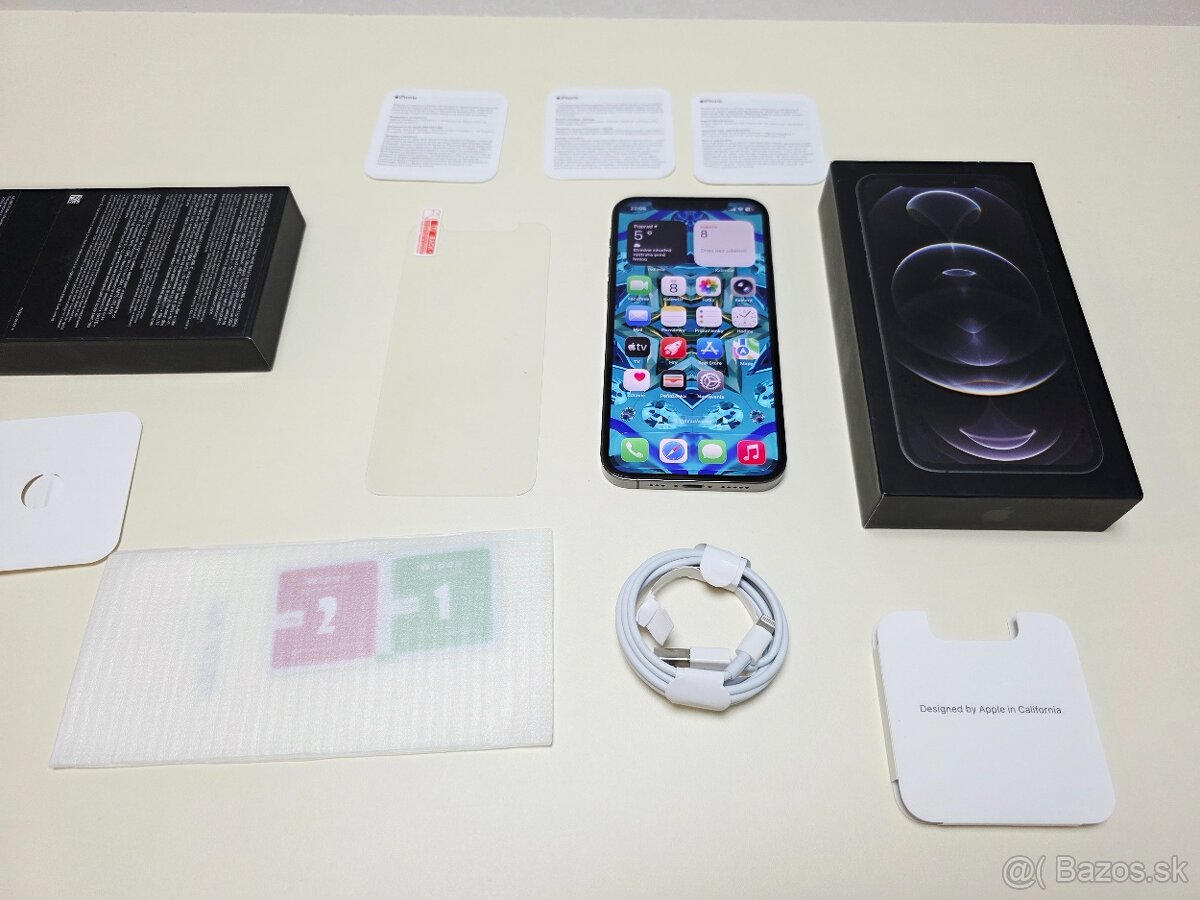 APPLE IPHONE 12 PRO 128GB GRAPHITE ,BATERKA 100% - 9