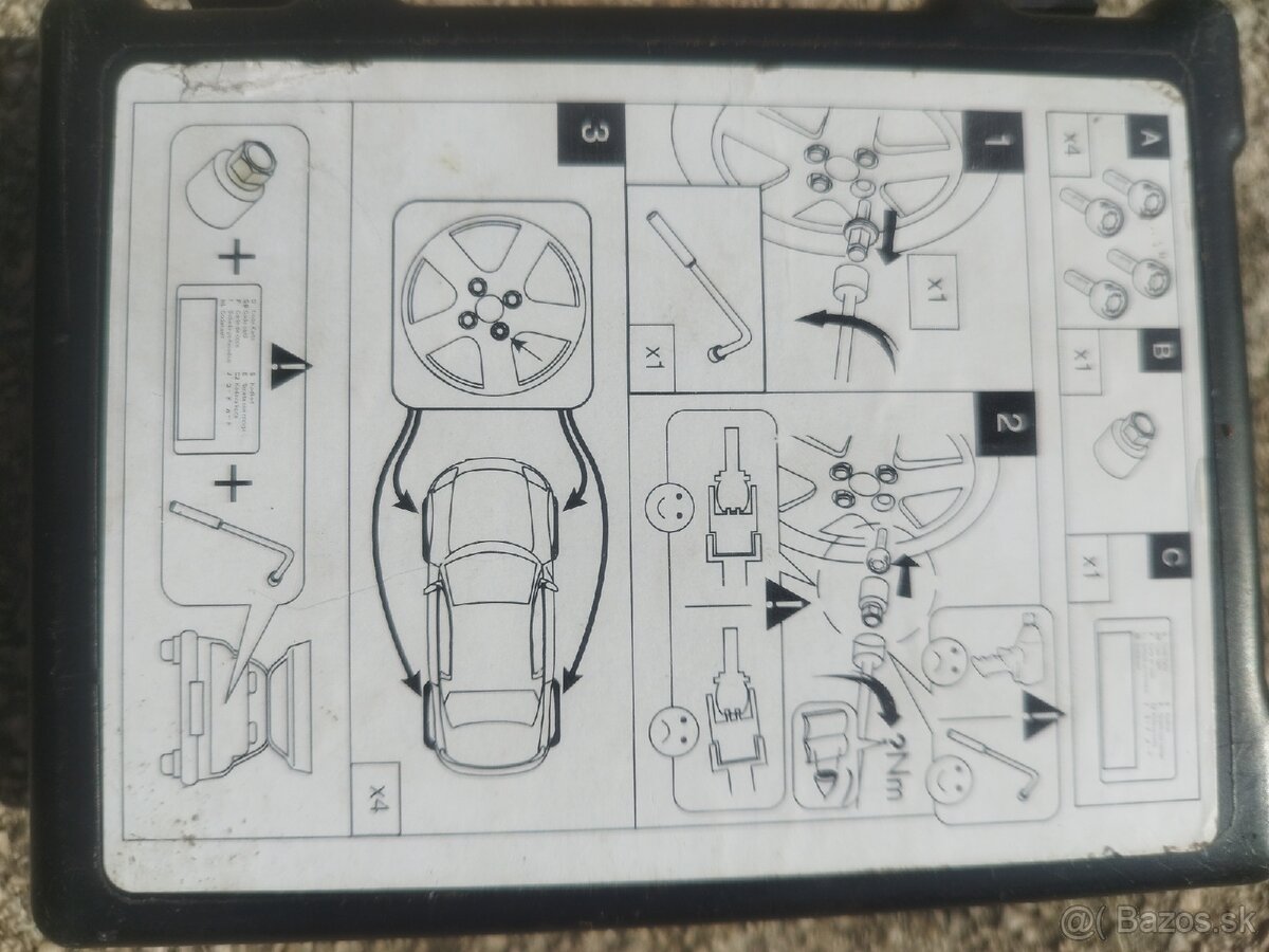 Bezpečnostné skrutky Borbet - 9