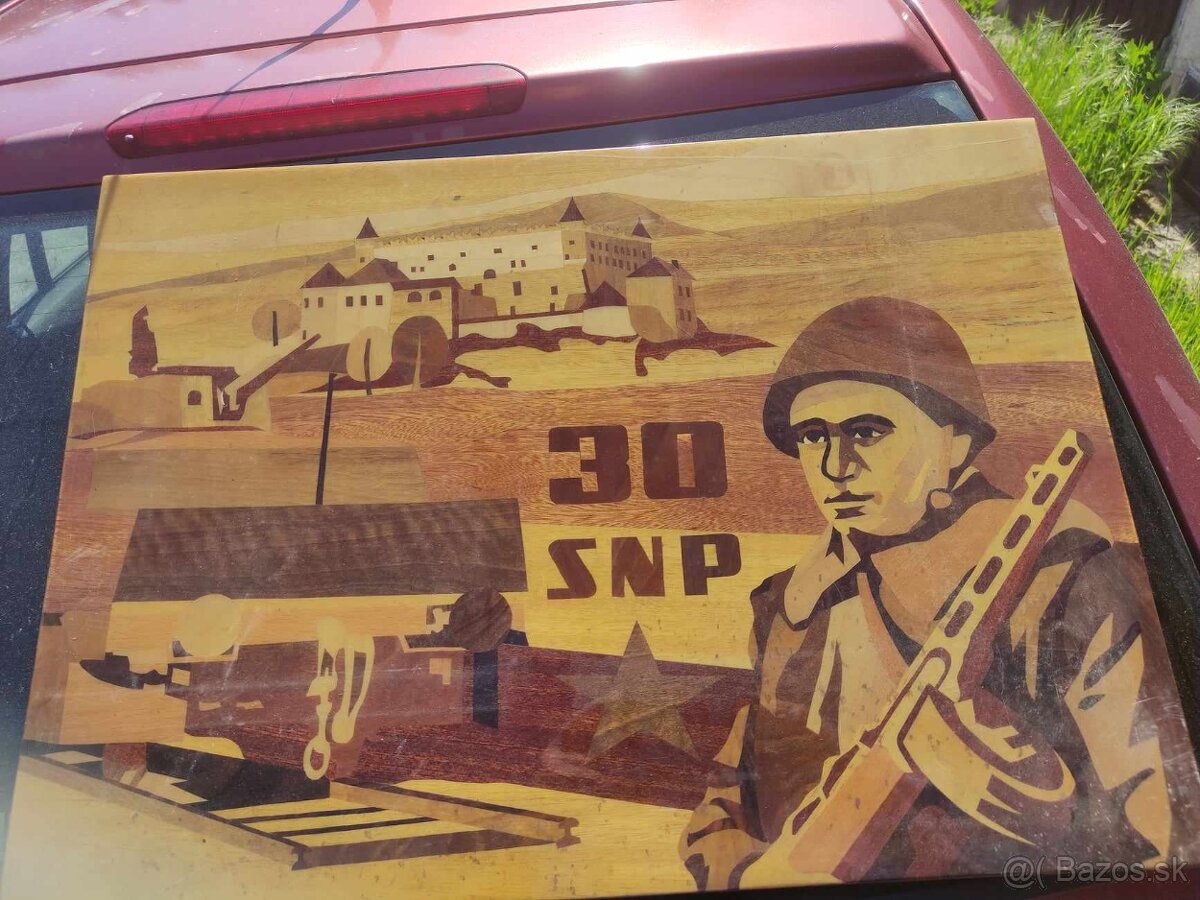 Medaila Plaketa pancierovy vlak 30 SNP.Zvolen. - 9