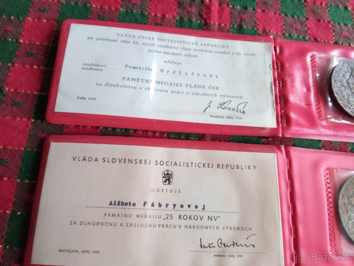 Medaile.Plakety. - 9